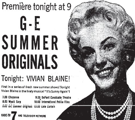 Advertisement for G.E. Summer Originals