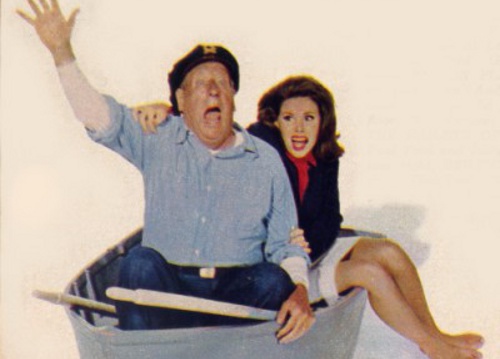 Paul Ford and Judy Carne as Sam Bailey and Barbara Wyntoon