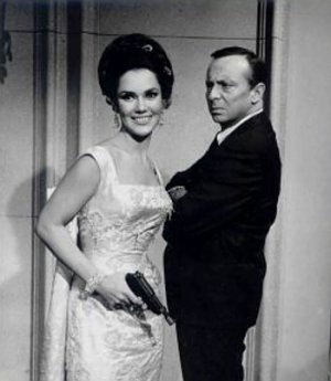 Mary Ann Mobley and Norman Fell as April Dancer and Mark Slate