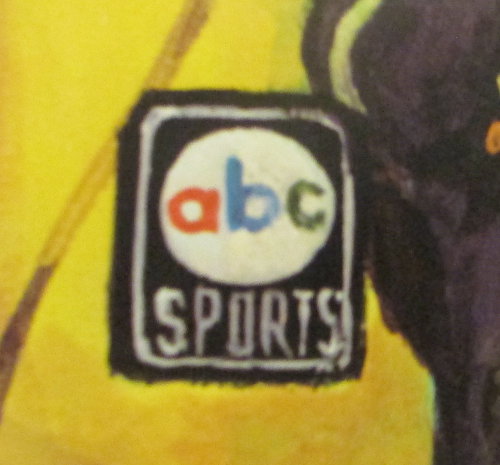 Close-up image of ABC Sports badge