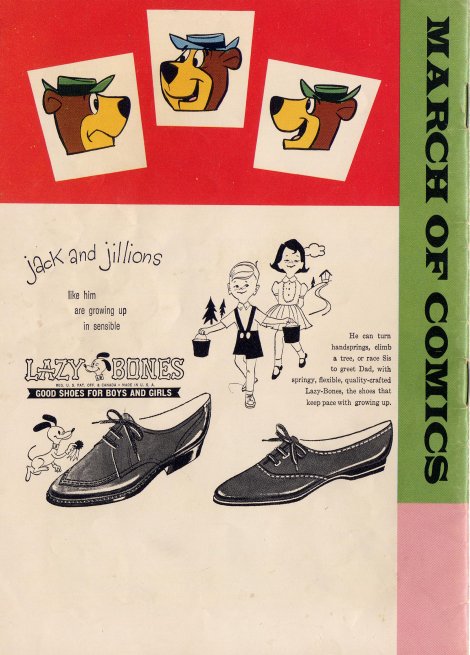 March of Comics #253 (Yogi Bear) Back Cover