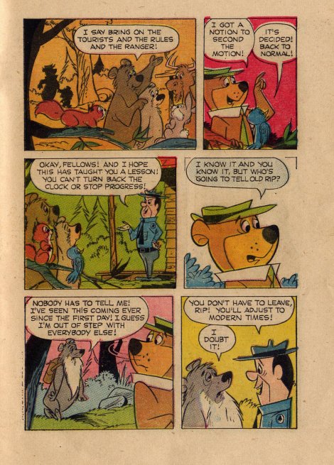 March of Comics #253 (Yogi Bear) Page