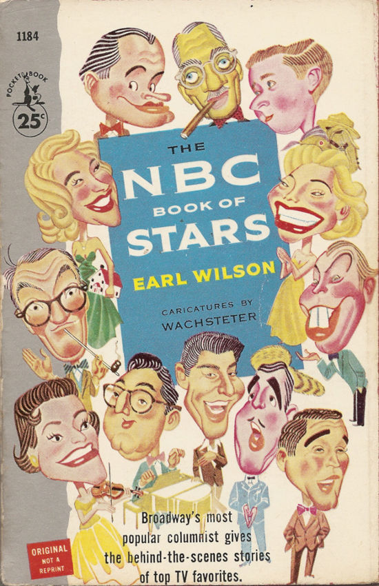 Front cover to The NBC Book of Stars