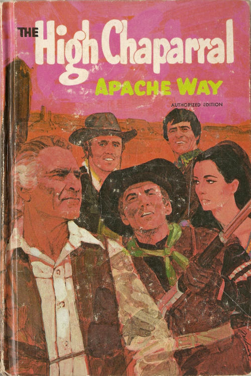 Front cover to Whitman's The High Chaparral TV tie-in