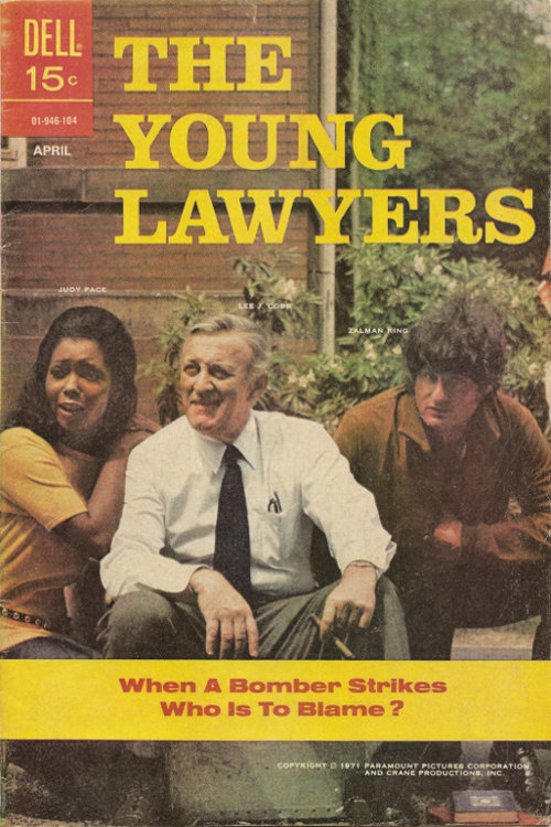 Scan of the front cover of The Young Lawyers #2 comic book