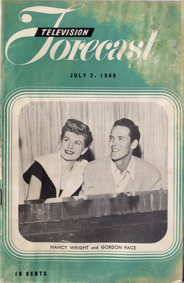 Television Forecast, July 2nd, 1949 Cover Television Forecast, July 2nd, 1949 Cover