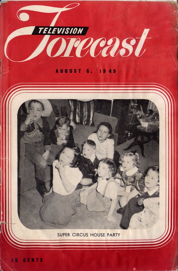 Television Forecast, August 6th, 1949 Cover Television Forecast, August 6th, 1949 Cover