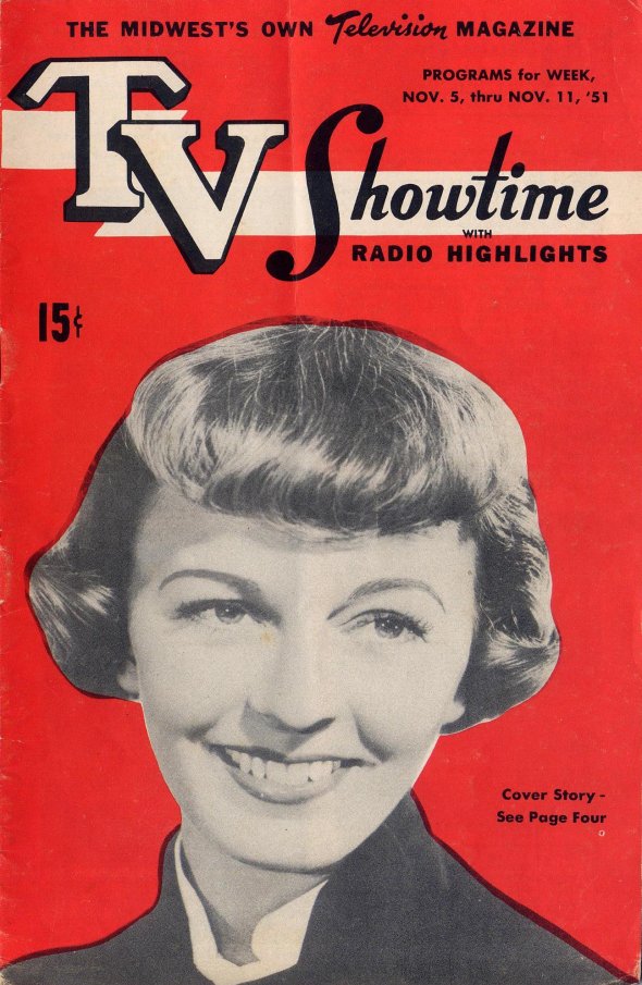 1951 TV Showtime Issue, Front Cover 1951 TV Showtime Issue, Front Cover