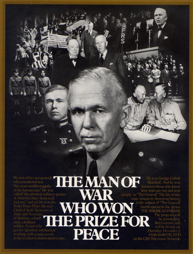 CBS Promotional Artwork - The American Parade, The Man of War Who Won the Prize for Peace