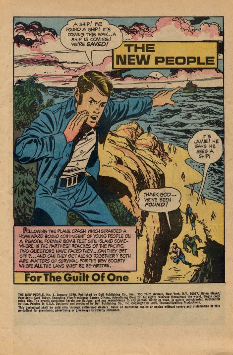 The New People Comic Book, Issue #1 Page #1