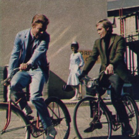 Richard Chamberlain and David McCallum on the MGM Lot