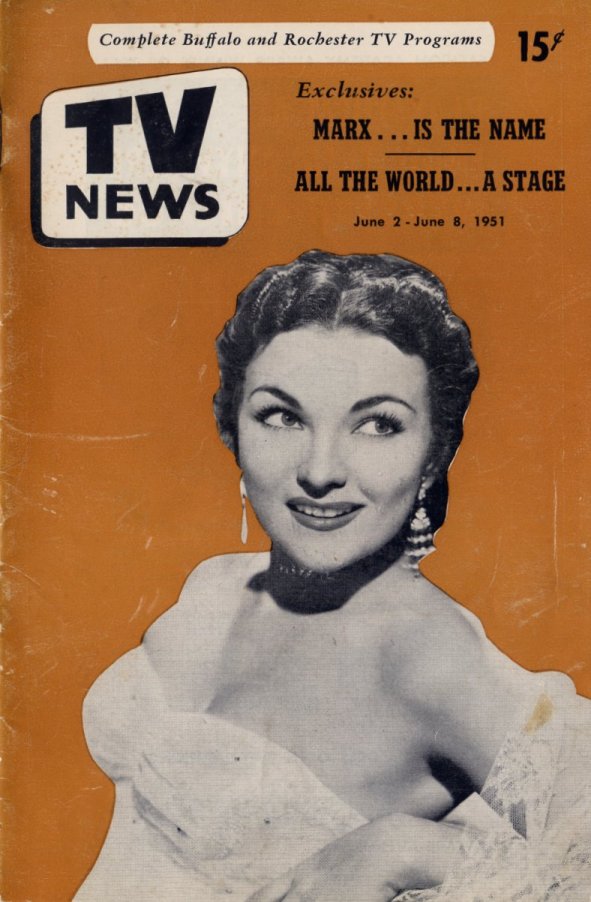 1951 TV News Issue, Front Cover 1951 TV News Issue, Front Cover