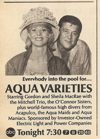Advertisement for Aqua Varieties on ABC