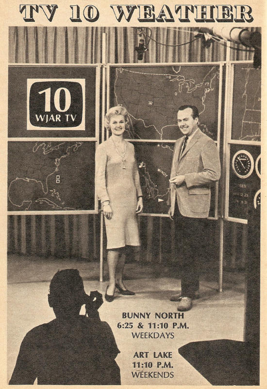 Advertisement for WJAR-TV's Weather Reports