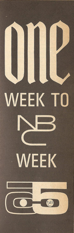 Advertisement for NBC Week on WBAP-TV (Channel 5)