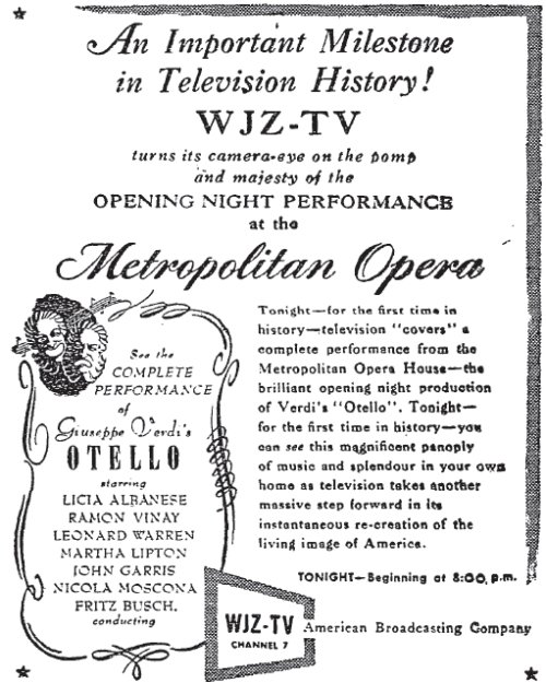 Advertisement for Otello