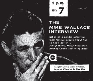 The Mike Wallace Interview Advertisement
