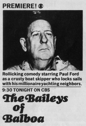 Advertisement for The Baileys of Balboa