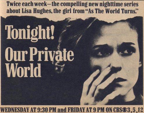 Advertisement for Our Private World