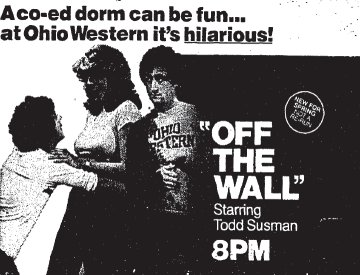 Advertisement for Off the Wall