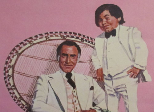 Close-up image of the cast of Fantasy Island
