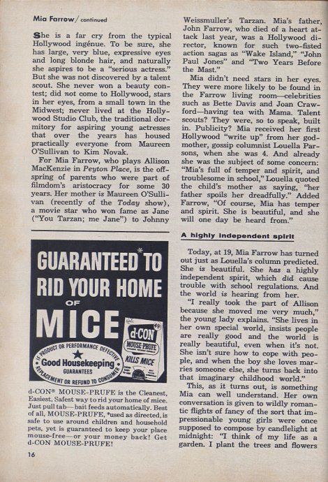 TV Guide Page 16, October 3rd, 1964 Edition