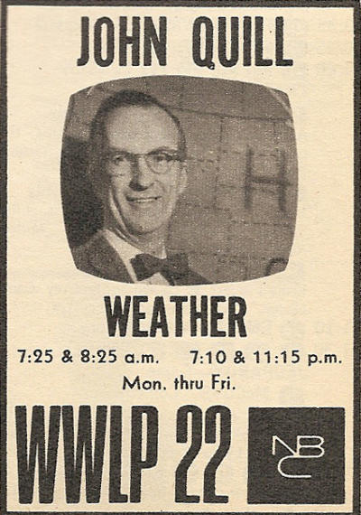 Advertisement for Weather on WWLP (Channel 22)