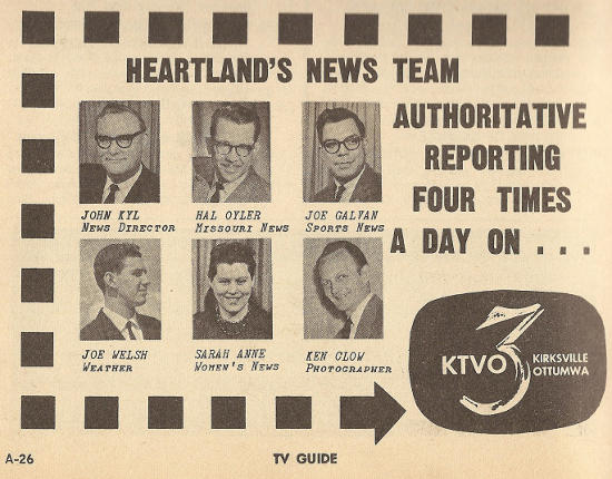 Advertisement for news on KTVO (Channel 3)