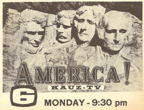 Advertisement for America on KAUZ-TV (Channel 6)