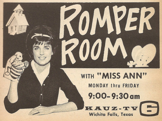 Advertisement for Romper Room on KAUZ-TV (Channel 6)