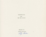 The New People - 1968 Presentation , Cover Page