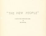 Rod Serling's The New People Script - Title Page