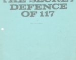 Gene Roddenberry - The Secret Defence of 117 (Cover)