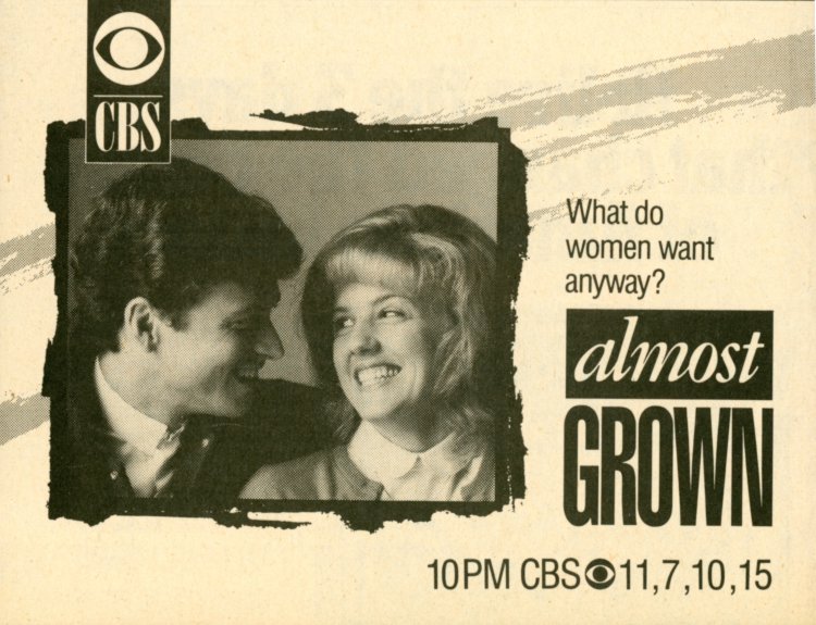 Scan of a TV Guide ad for Almost Grown on CBS