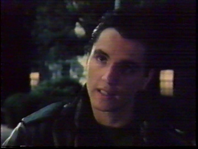 Still from the CBS telefilm Senior Year showing Scott Colomby as Stanley “Stash” Melnyk