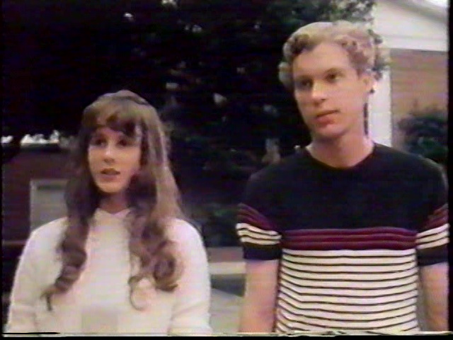 Still from the CBS telefilm Senior Year showing Glynnis O'Connor as Anita Cramer and Gary Frank as Jeff Reed