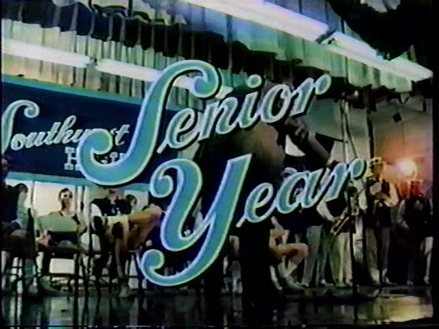Still from the CBS telefilm Senior Year showing the title card