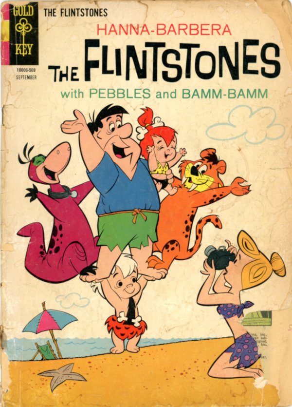 Scan of the front cover to The Flintstones #29 (Gold Key Comic Book)