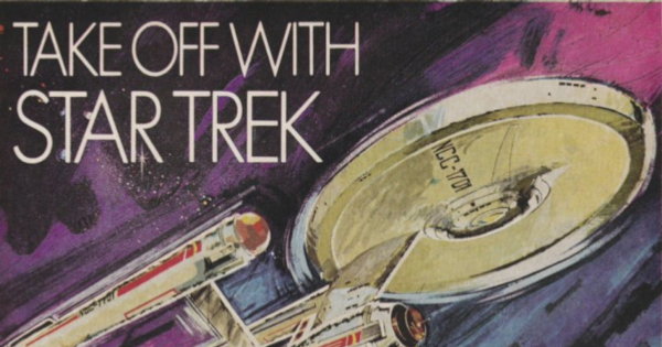 Partial scan from an advertisement for Star Trek in syndication.