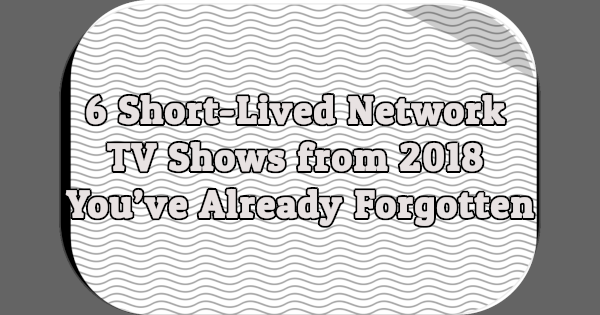 6 Short-Lived Network TV Shows from 2018 You’ve Already Forgotten