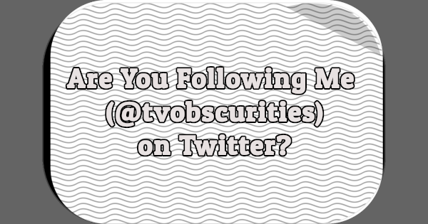 Are you following me on Twitter? You should be.