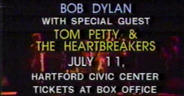 Bob Dylan Hartford Civic Center Concert Commercial