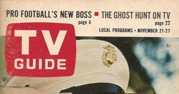 Partial scan of the front cover to the November 21st, 1964 issue of TV Guide.