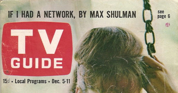 Partial scan of the front cover to the December 5th, 1964 issue of TV Guide.