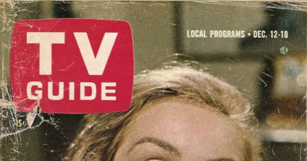 Partial scan of the front cover to the December 12th, 1964 issue of TV Guide.