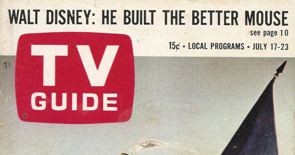 Partial scan of the front cover to the July 17th, 1965 issue of TV Guide.