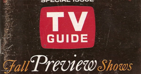Partial scan of the front cover to the September 11th, 1965 issue of TV Guide.