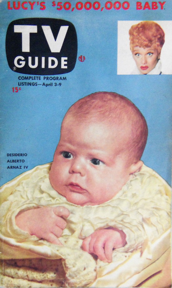 Cover to the April 3rd, 1953 issue of TV Guide magazine.