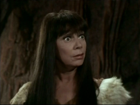 Image from an episode of It's About Time showing Imogene Coca as Shad