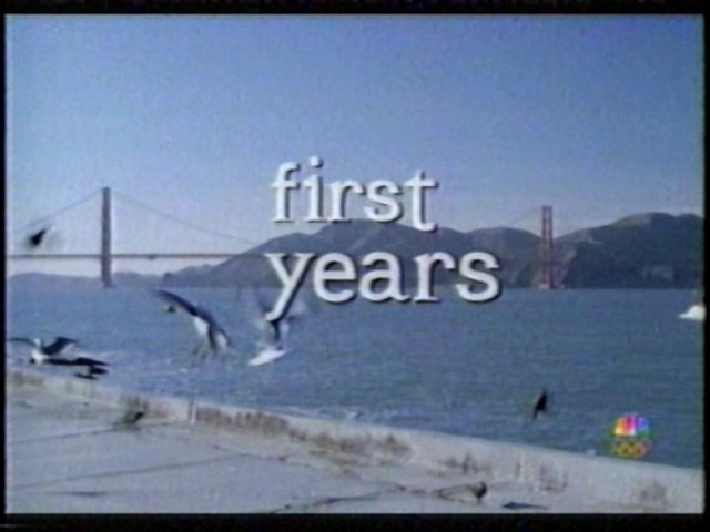 Still from the opening credits to First Years